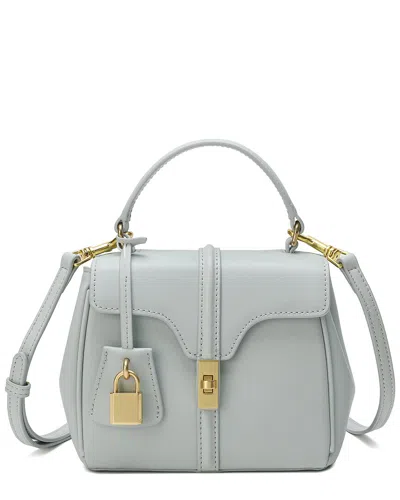 Tiffany & Fred Paris Smooth Leather Top Handle Crossbody