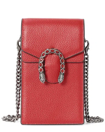 Tiffany & Fred Paris Dragon Crystal Leather Crossbody