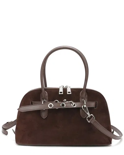 Tiffany & Fred Paris Hand-woven Leather Messenger Bag