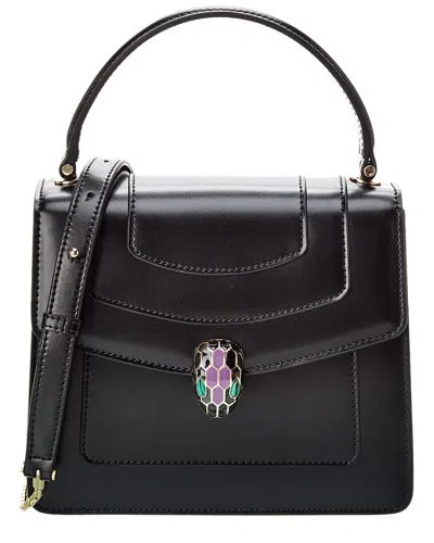 Tiffany & Fred Paris Smooth Leather Top Handle Shoulder Bag