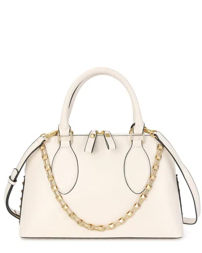 Tiffany & Fred Paris Studded Detail Structured Leather Satchel