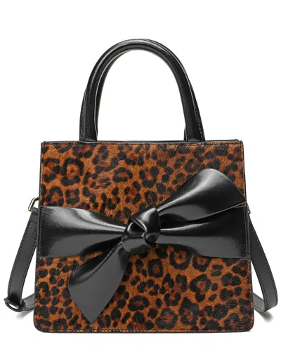 Tiffany & Fred Paris Smooth Leather Top-handle Shoulder Bag