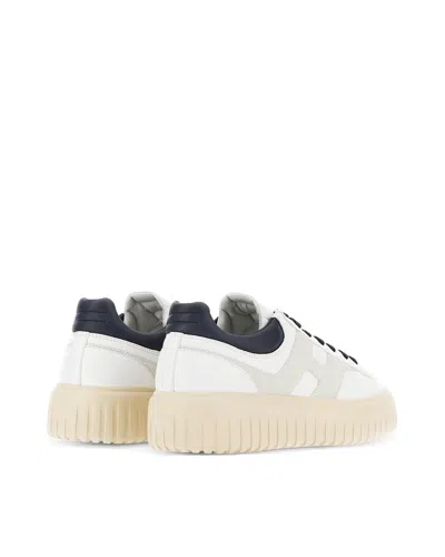 Hogan Sneakers H-stripes Blue/white