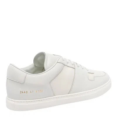 Common Projects Round Toe Leather Sneakers