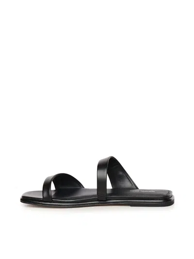 Michael Michael Kors Sandals With Double Strap In Black
