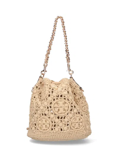 Tory Burch Medium Bucket Bag T Monogram