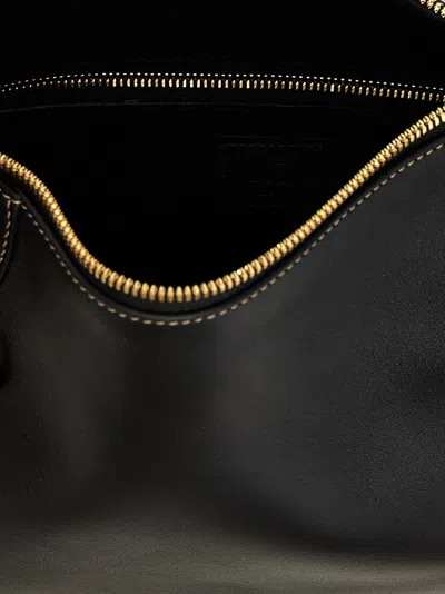 Gucci Gg Emblem Shoulder Bags Black In Black