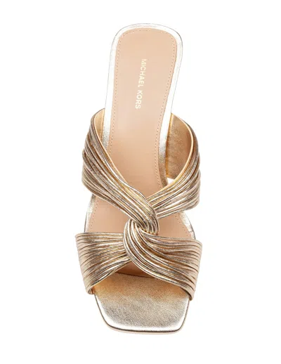 Michael Kors Ichael Kors Alessia Metallic Mule Sandal