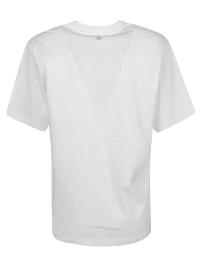 Victoria Beckham Smiling On The Inside Cotton T-shirt In White