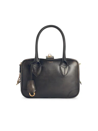 Golden Goose Deluxe Brand Logo Printed Zipped Tote Bag In Black