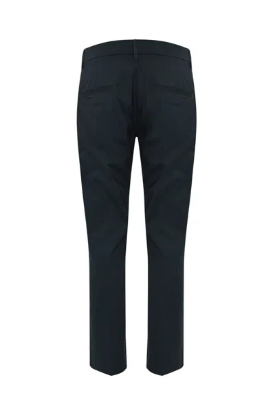 Dondup Pablo Trousers In Regular Poplin In Blue