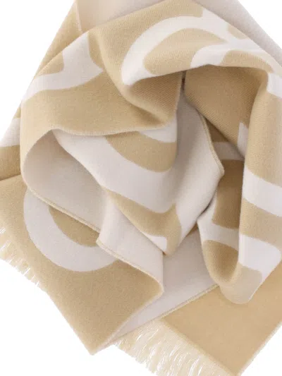 Burberry Fringe Reversible Scarf With Versatile Styling