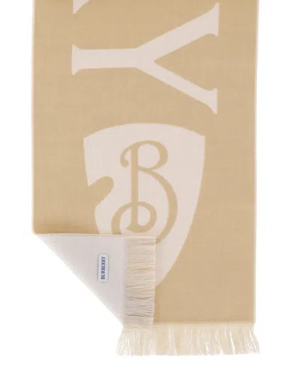 Burberry Fringe Reversible Scarf With Versatile Styling