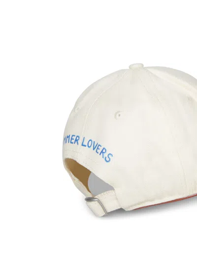 Dsquared2 Beige Baseball Cap With Logo Lettering On The Front And Buckle Closure On The Rear In Cotton Man