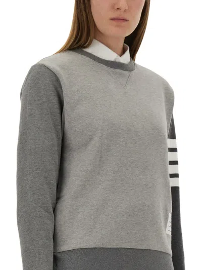 Thom Browne Funmix Classic Loopback 4-bar Sweatshirt