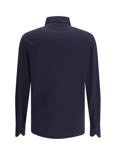 Brunello Cucinelli Long-sleeved Cotton Polo Shirt