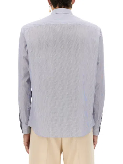 Valentino Striped Shirt With Embroidered Logo