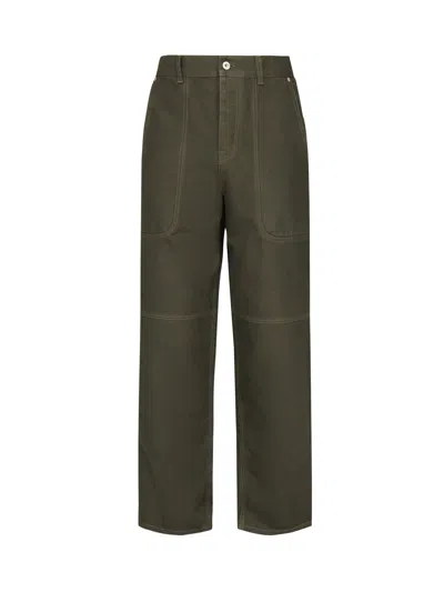 Loewe Cargo Trousers Utility Multiple Pockets In Green