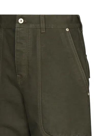 Loewe Cargo Trousers Utility Multiple Pockets In Green