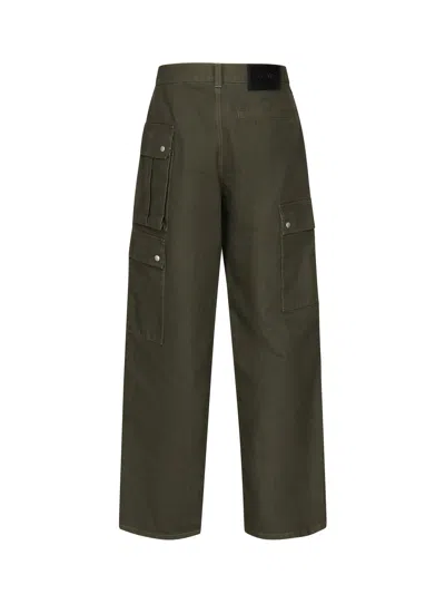Loewe Cargo Trousers Utility Multiple Pockets In Green