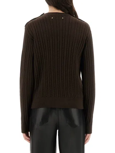 Golden Goose Brown Wool Blend Sweater