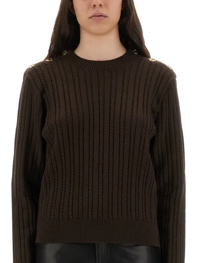 Golden Goose Brown Wool Blend Sweater