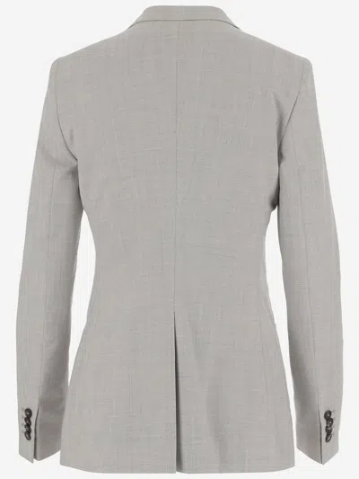 Tagliatore Virgin Wool Jacket In Gray