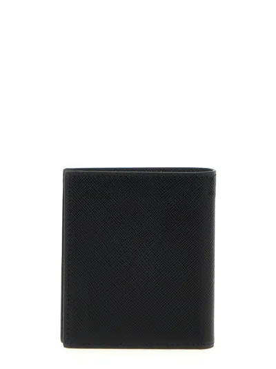 Prada Saffiano Leather Wallet In Black