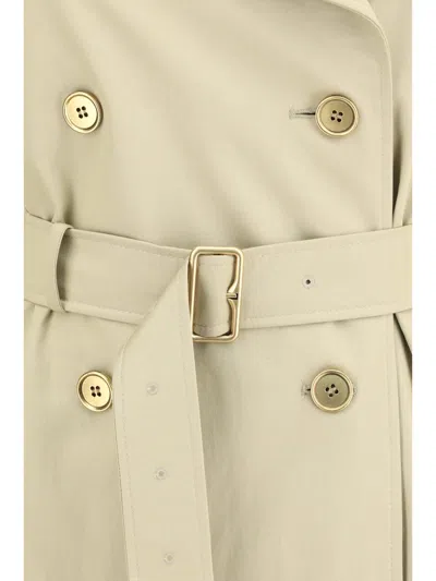 Burberry Check Collar Long Castleford Trench Coat Clothing