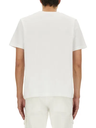 Casablanca Cotton Crew Neck T-shirt With Graphic Print