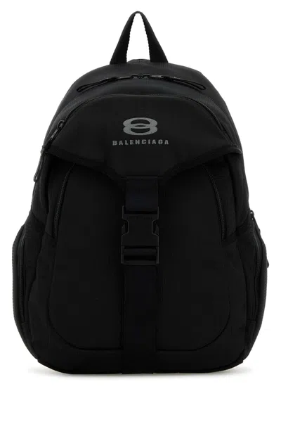 Balenciaga Black Fabric Unity Backpack
