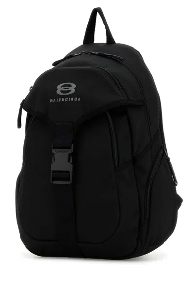 Balenciaga Black Fabric Unity Backpack