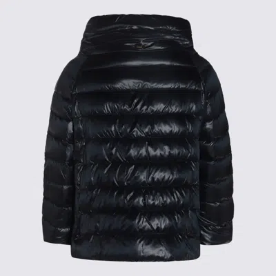 Herno Blue Sofia Short Down Jacket In Blue