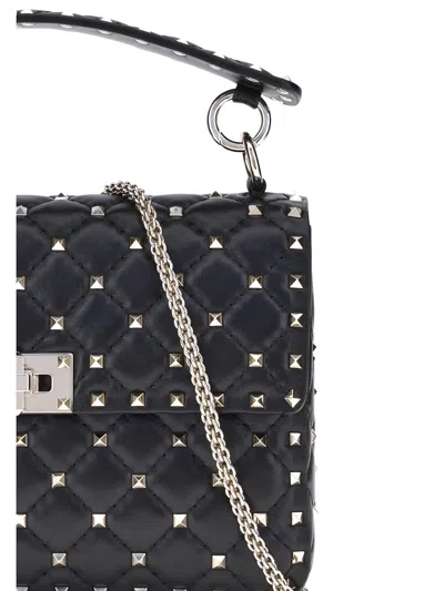 Valentino Rockstud Spike Leather Shoulder Bag