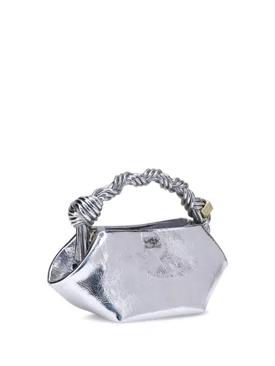 Ganni Mini Bou Metallic Top Handle Bag