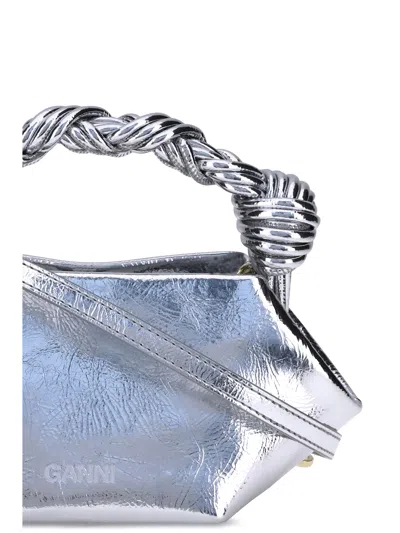 Ganni Mini Bou Metallic Top Handle Bag