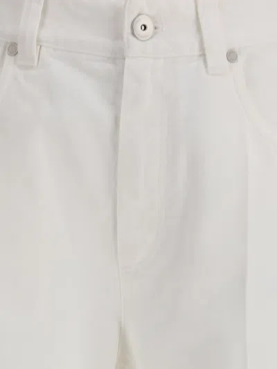 Brunello Cucinelli Contemporary Loose Jeans In White