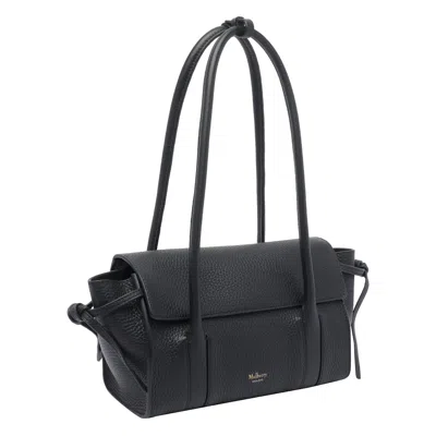 Mulberry Mini Soft Bayswater Grained Leather Shoulder Bag