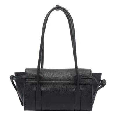 Mulberry Mini Soft Bayswater Grained Leather Shoulder Bag