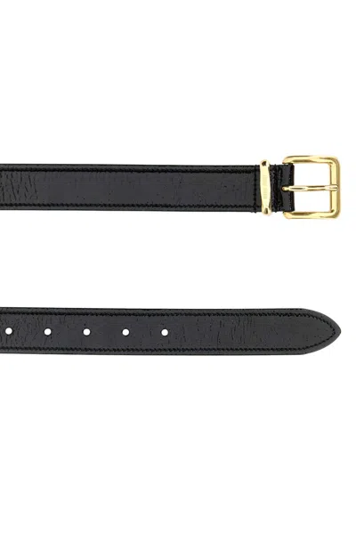 Miu Miu Black Naplak Belt