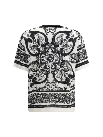 Dolce & Gabbana Maiolica T-shirt In Multi