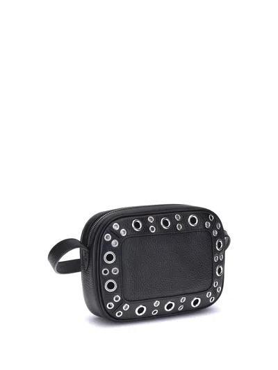 Valentino Nellcote Studded Leather Camera Crossbody Bag