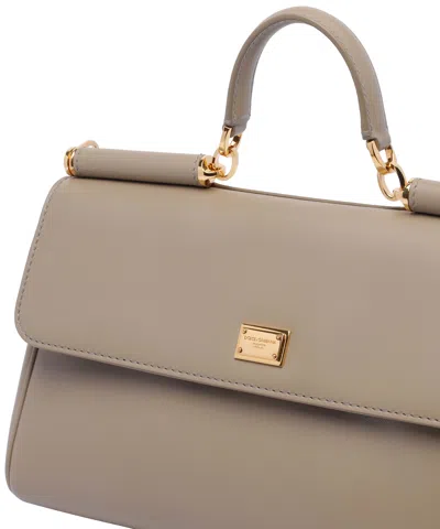 Dolce & Gabbana Sicily Medium Hand Bag In Brown