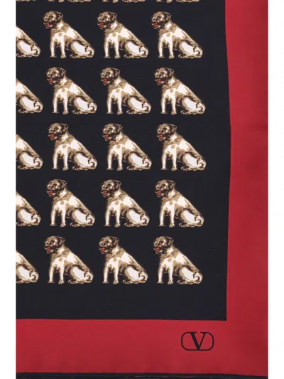 Valentino Petit Charles Silk Scarf