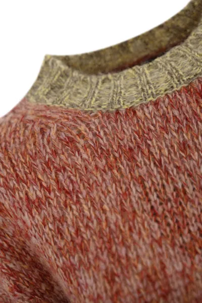 Weekend Max Mara Melange Red Acrylic Blend Dionigi Sweater In Multi