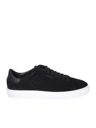Axel Arigato '90 Clean' Black Low Top Sneakers With Logo Lettering On The Side In Black