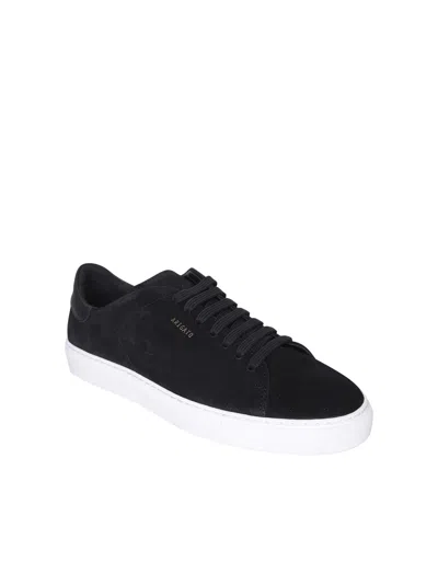 Axel Arigato '90 Clean' Black Low Top Sneakers With Logo Lettering On The Side In Black