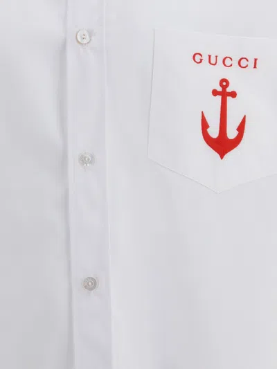 Gucci Cotton Shirt With Front Patch Pocket