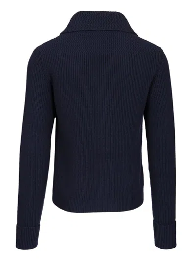 Tom Ford Silk Cardigan With Front Pockets And Shawl Collar