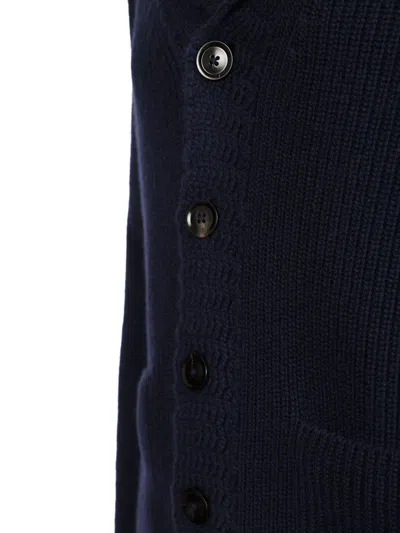 Tom Ford Silk Cardigan With Front Pockets And Shawl Collar